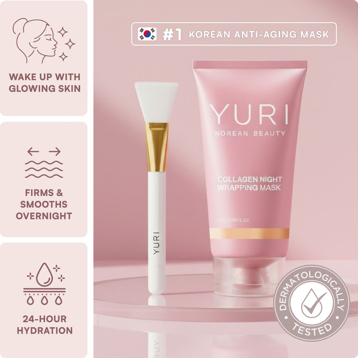 (#1 Best Seller) Collagen Night Wrapping Mask